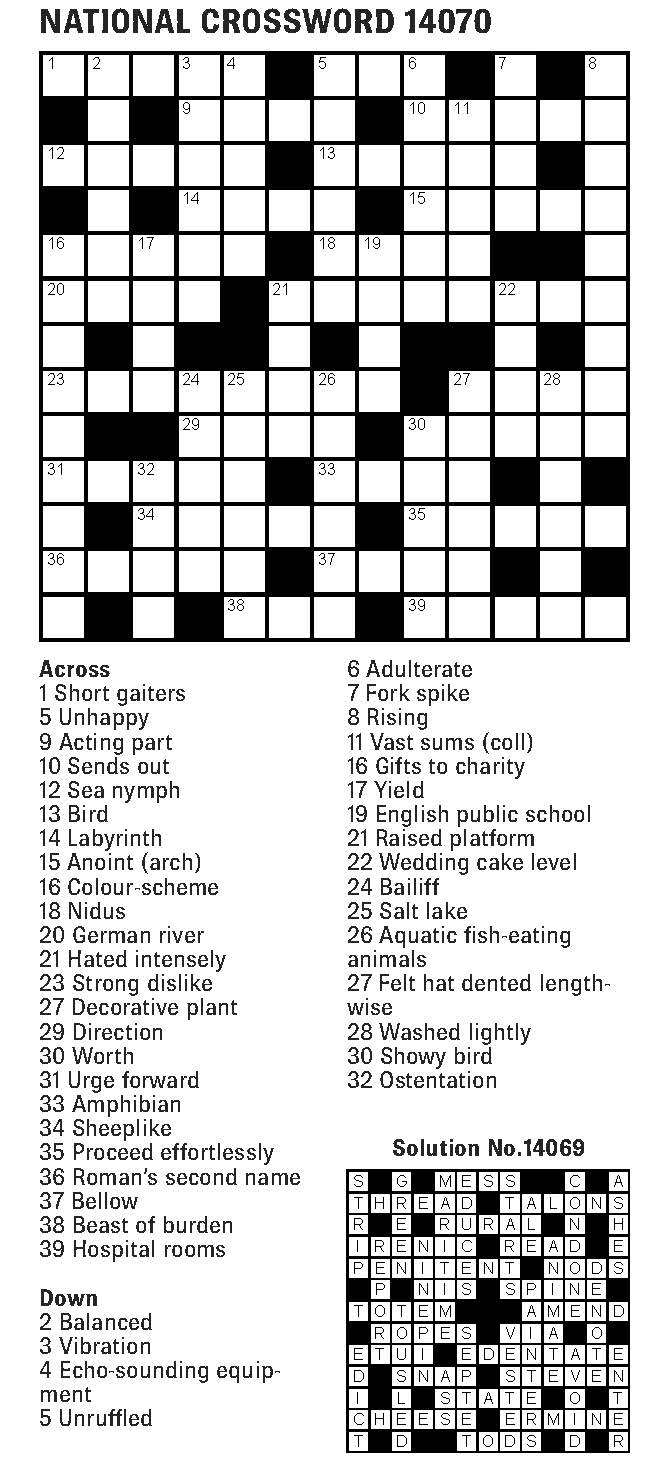 felt hat crossword