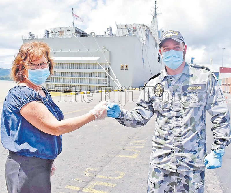 The Fiji Times » Mother, son share 'fist bump' reunion - Vimarsana News