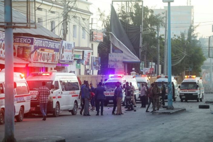The Fiji Times » Bomb and gunfire rock Somali hotel, militants claims responsibility - Vimarsana News