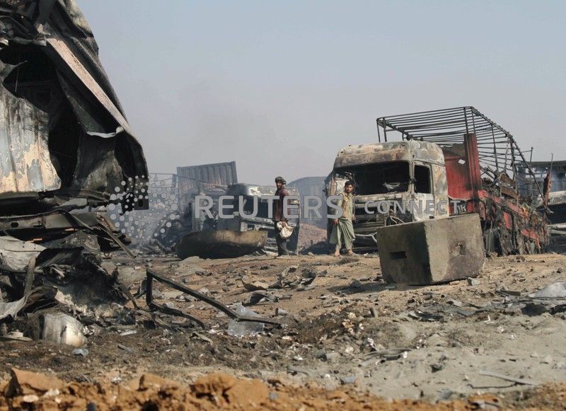The Fiji Times » Afghanistan sends investigators to sift through ashes after blaze near Iran border - Vimarsana News