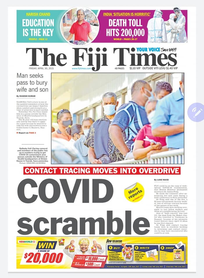 The Fiji Times » From the Editor-in-Chief's desk: Your ...