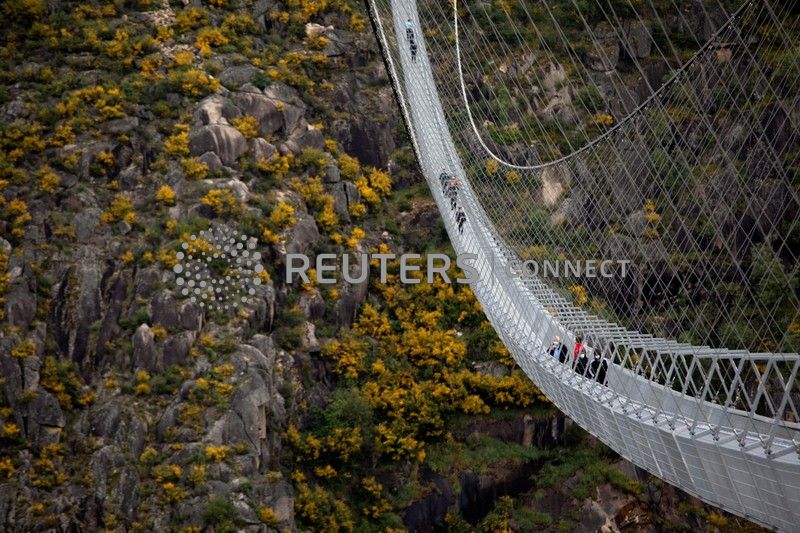 The Fiji Times » High anxiety: World's longest pedestrian suspension bridge opens in Portugal - Vimarsana News