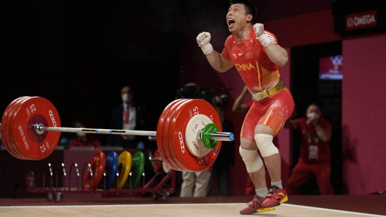 Gewichtheben CHN CHEN Lijun Olympia 1.OS Gold 2020 Foto signiert 