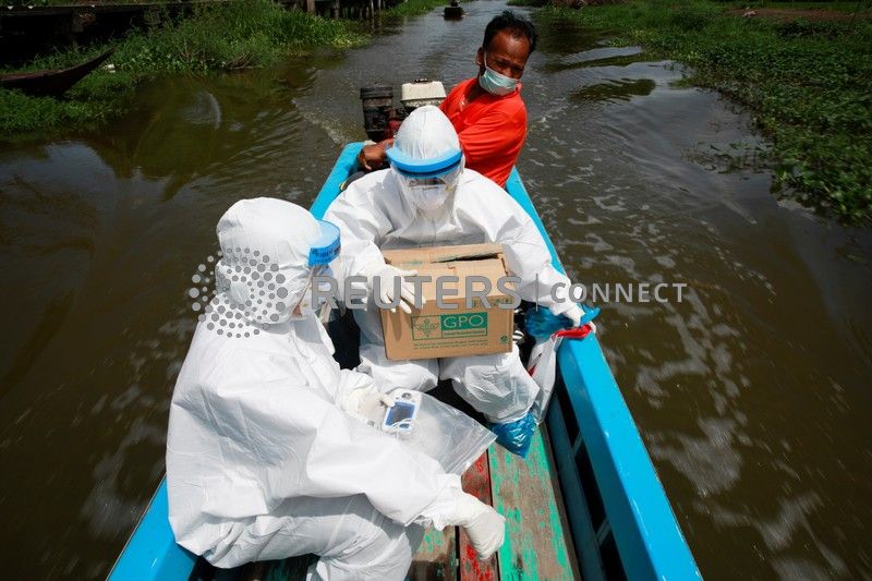 The Fiji Times » Thai health workers use canals to get to remote COVID-19 patients - Vimarsana News