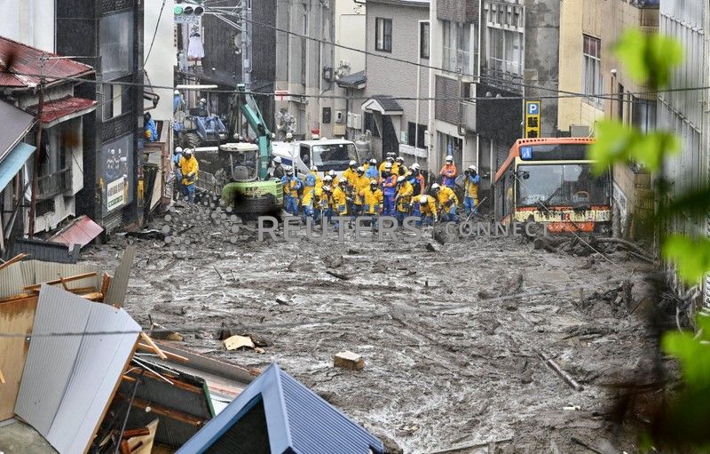 The Fiji Times » Japan rescue work continues after deadly landslides, 20 missing - Vimarsana News