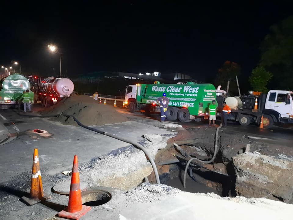 Collapsed wastewater pipe not safe; plans in place for replacement