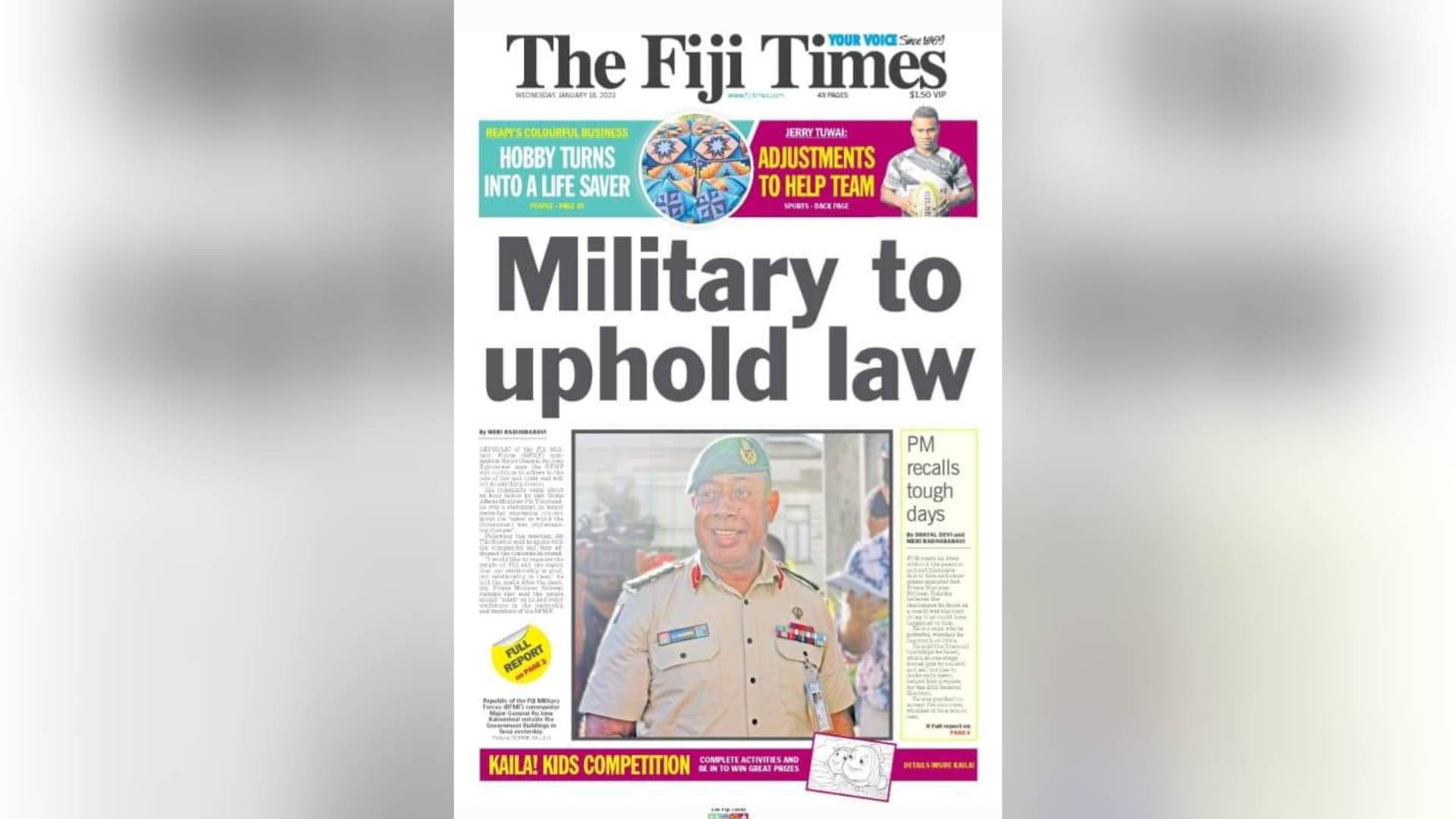 The Fiji Timesfrom The Editor In Chief S Desk Your January 18 Briefing The Fiji Times The Fiji Timesfrom The Editor In Chief S Desk Your January 18 Briefing The Fiji Times
